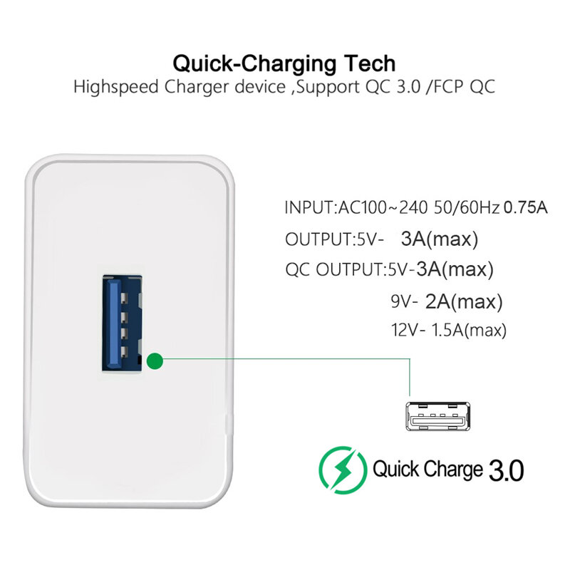 20W USB Charger Quick Charge For iPhone 11 12 13 Pro Max Xiaomi Huawei Samsung Mobil Phone Charger Fast Charging Adapter Charger