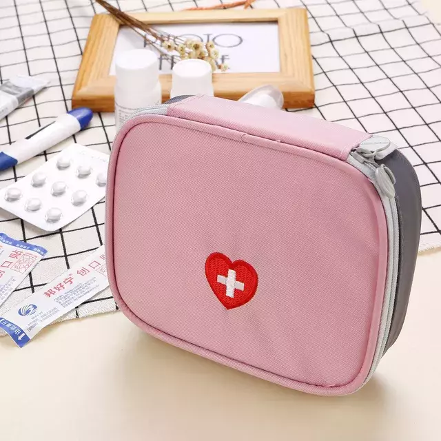 الإسعافات الأولية حقيبة المحمولة السفر الطب حزمة طقم الطوارئ أكياس صغيرة الطب مقسم التخزين المنظم المنزل في الهواء الطلق