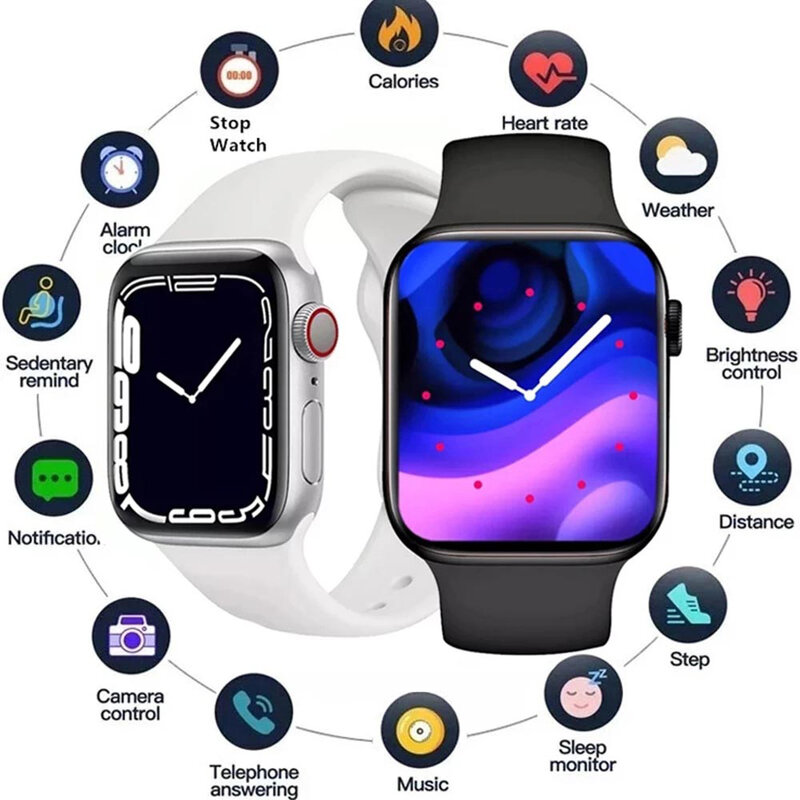 شحن مجاني T900 برو ماكس الساعات الذكية 7 Smartwatch Serie 7 44 مللي متر بلوتوث دعوة اللياقة البدنية رصد الساعات الرياضية ل Xiomi Oppo
