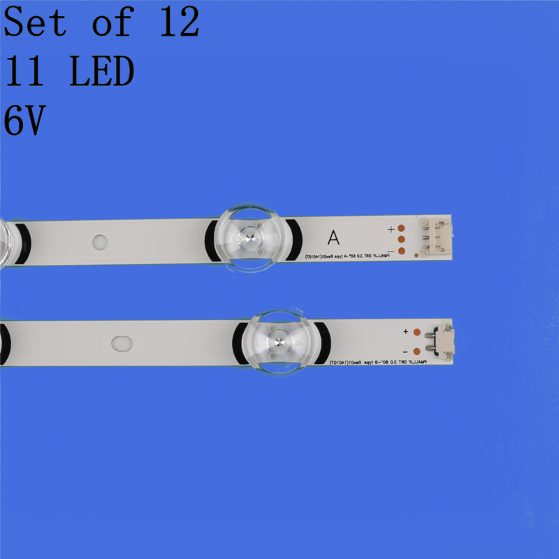 Tira de luces LED INNOTEK DRT 3,0 60 B TYPE REV01, nuevo Kit de 12 piezas, 6v, 60GB6500 60LF6090 UB 60LY340C UA HC600DUF VHHS1