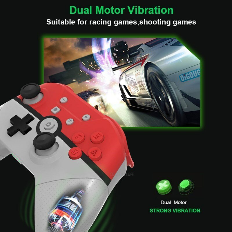 Wireless Support Bluetooth Gamepad Compatible Nintendo Switch Pro/USB PC  For NS Pro Game joystick with NFC 6-Axis vibration