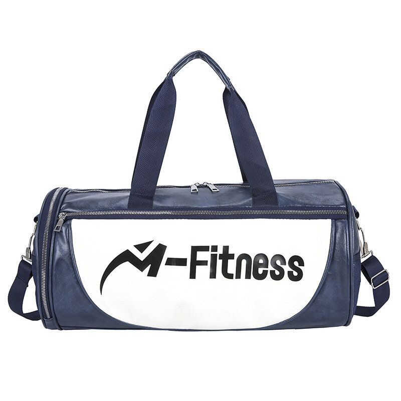 Mulheres ginásio saco de couro do plutônio sacos de desporto seco molhado sacos de treinamento para sapatos de fitness yoga viagem bagagem ombro saco de desporto