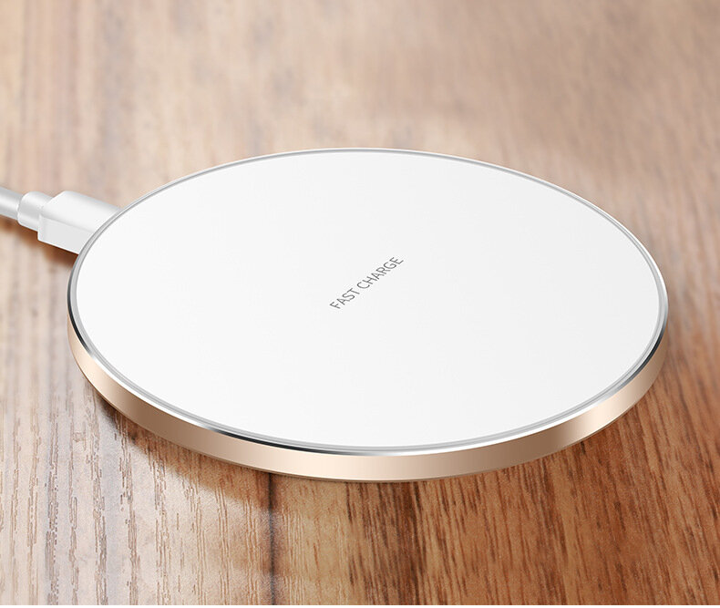 10W Qi Wireless Charger For All mobile phones with wireless charging function Induction Fast Wireless Charging Dock Pad