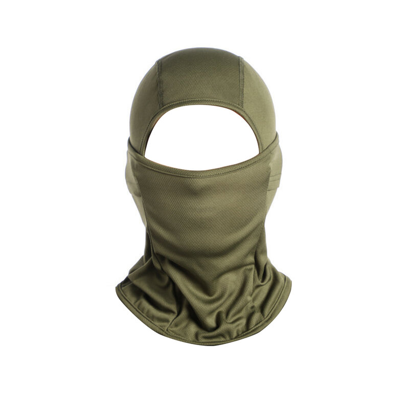 Balaclava UV Protection with Good Permeability Face Cover Sweat Absorption Motorcycle Accessory for Outdoor khaki