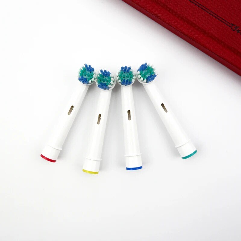 Cabeças de escova de dentes oral b, 4 unidades, limpeza, frete grátis