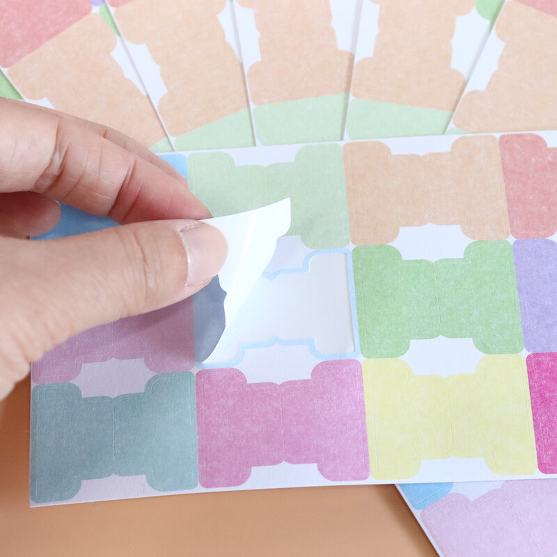 Self-Adhesive Sticky Notes Index Label Classification Label Thickened Can Write Tear-Resistant Color Notebook Bookmarks