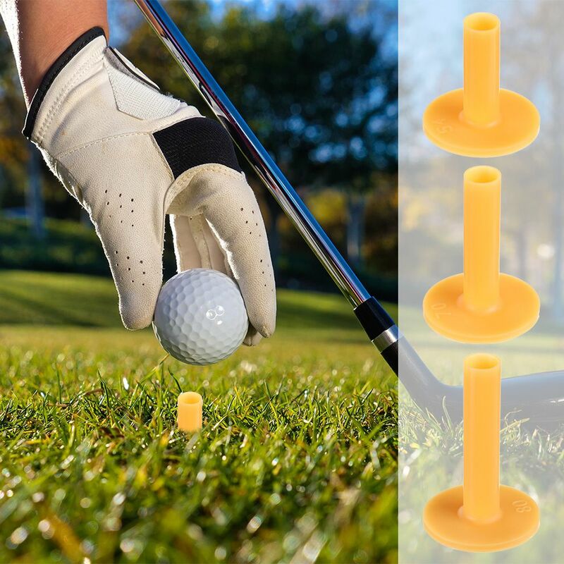 Tees de Golf en caoutchouc Durable, accessoires d'entraînement de pratique colorés, partie de sport Durable, support de Tees de balle de golfeur