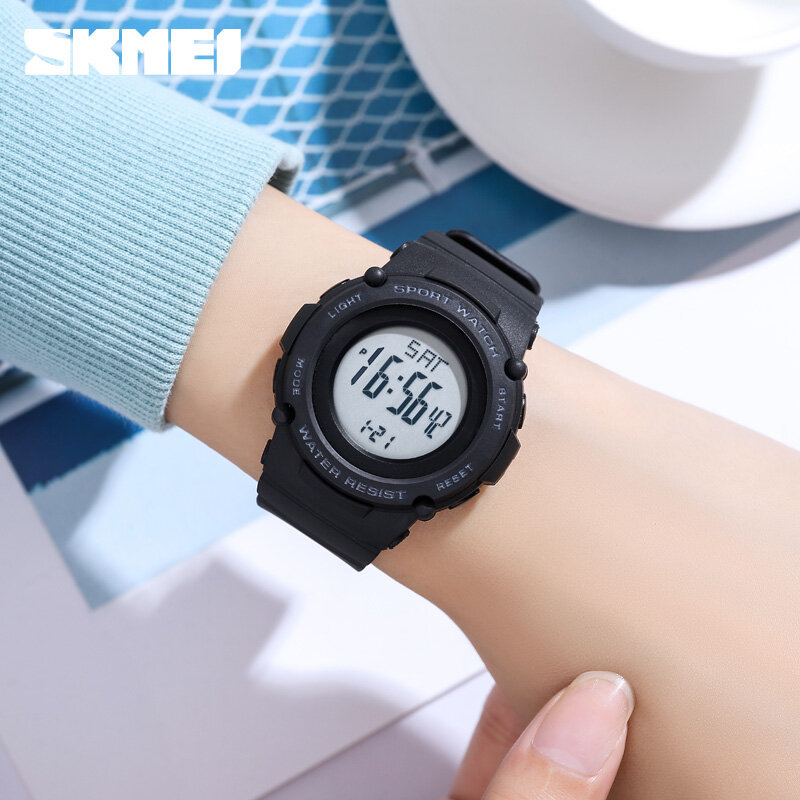 SKMEI – montre de Sport pour enfants, marque de luxe, chronographe numérique à Led, étanche 50M, horloge pour garçons et filles
