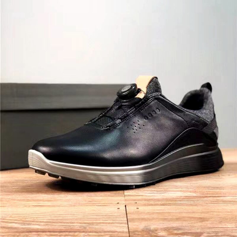 Golf męskie buty skórzane golfowe trampki gałka oddychające wygodne buty do chodzenia Outdoor Jogging piesze wycieczki buty do chodzenia