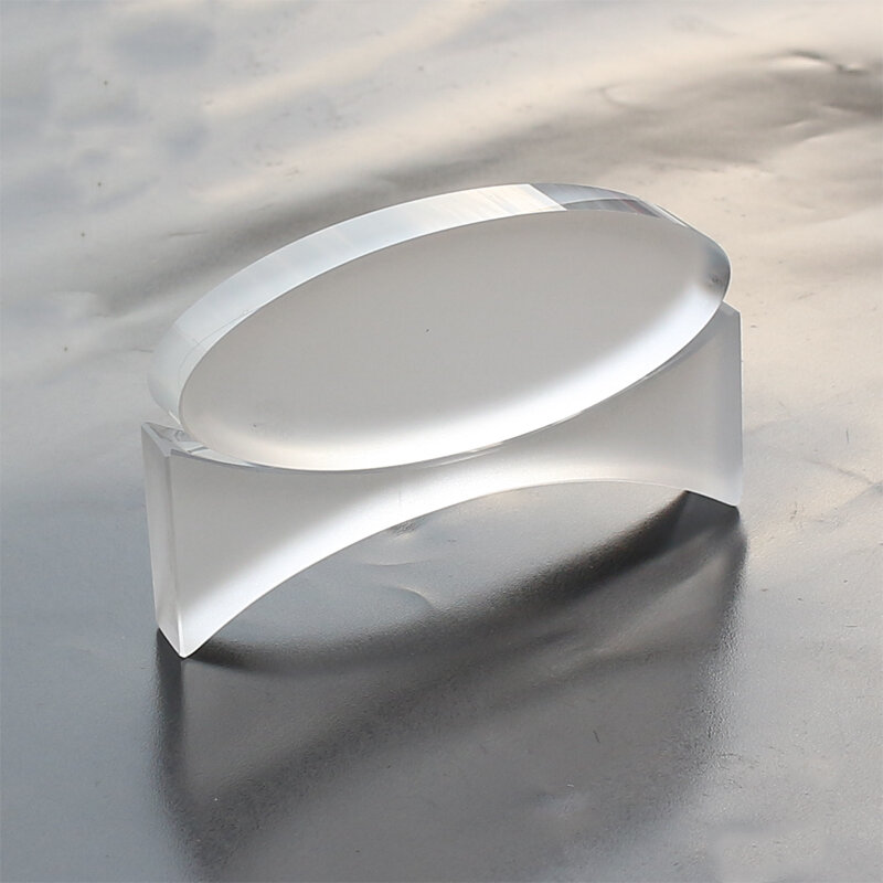 Kaca Optik Bicone Cavex Kaca Buram Lensa Pembiasan Cahaya Prisma Percobaan Fisik Siswa Cembung Ganda Cekung Ganda