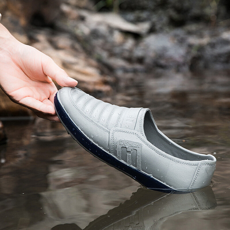 Botas de chuva homens tornozelo botas de água quente trabalho impermeável homem antiderrapante sapatos de chuva botas de borracha botas de pesca galochas rainshoes 2022