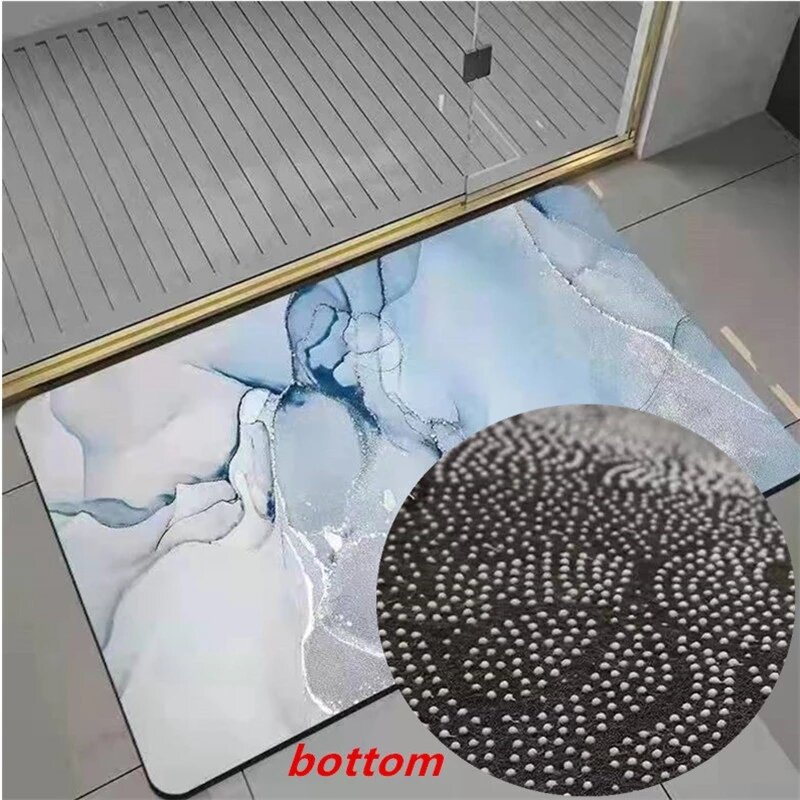 New Anti Slip Absorbent Floor Mat 26 Colors Quick Drying Bathroom Mat Floor Carpet Easy To Clean Home Oil Proof Kitchen Mat