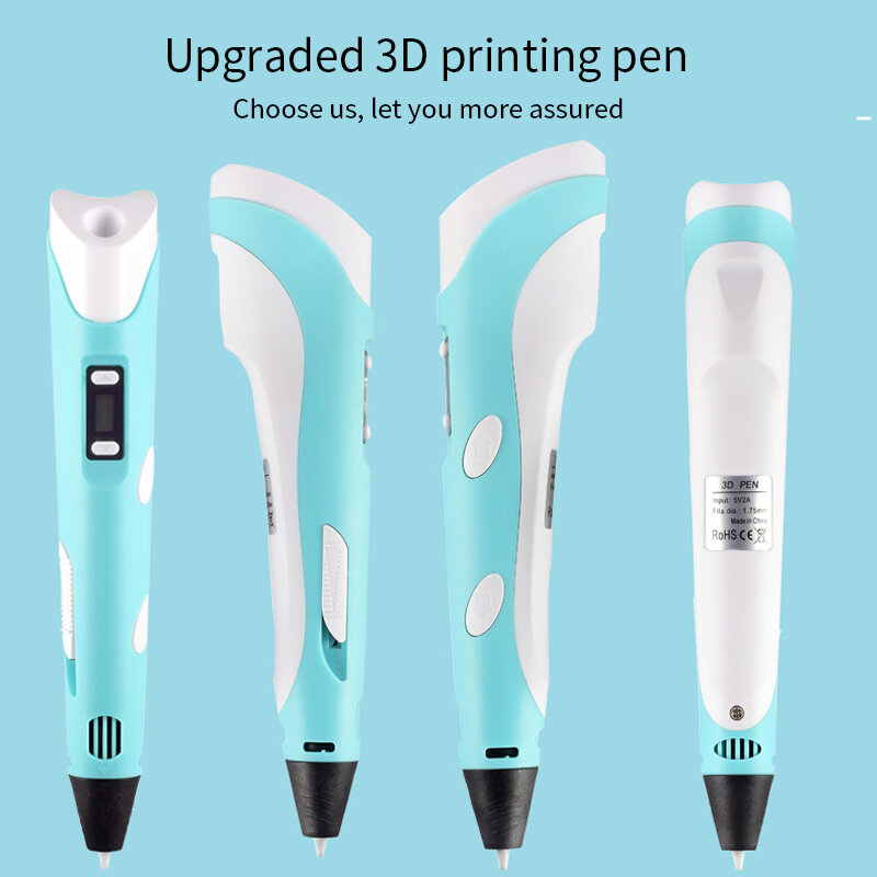 Kids 3D Printing Pen Drawing Pen With LCD DIY Drawing Printing PencilFor Pal For Kids/Adults Creative Design Drawing Kids Gifts