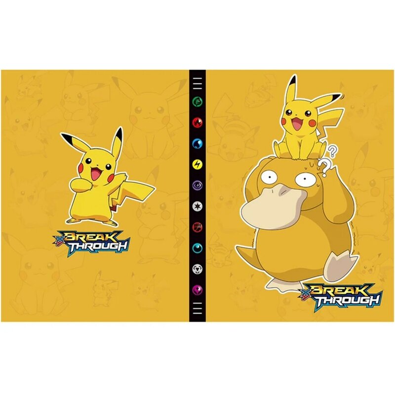Álbum de tarjetas de gran capacidad, libro para cartas de Pokémon, soporte para tarjetas, juguetes de Pokemon para 432 cartas