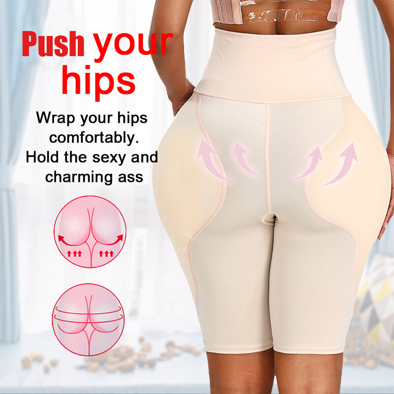 NINGMI Plus Größe Butt Heber Körper Shaper Gesäß Frauen Push-Up Hohe Taille Gestaltung Höschen Bauch-steuer großhandel Shapewear