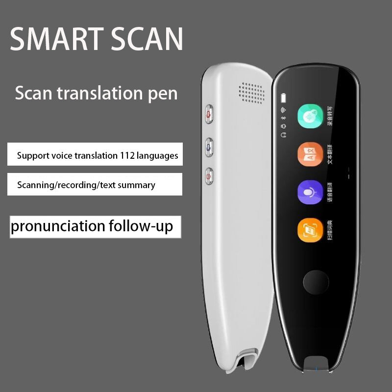Умная портативная ручка с функцией сканирования голоса, переводчик с 112 языками в режиме реального времени, переводчик офлайн-текста, перев...