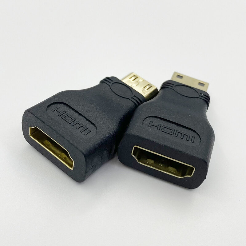 1 sztuk Mini konwerter kompatybilny z HDMI Adapter pozłacane 1080P Micro HDMI złącze żeńskie do hdtv męski przedłużacz łącznik