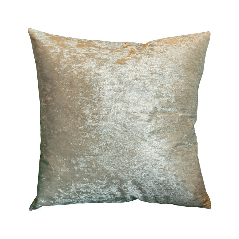Funda de almohada moderna y minimalista de terciopelo, cojín de sofá de color sólido, suministros para el hogar, sin relleno, 2 piezas