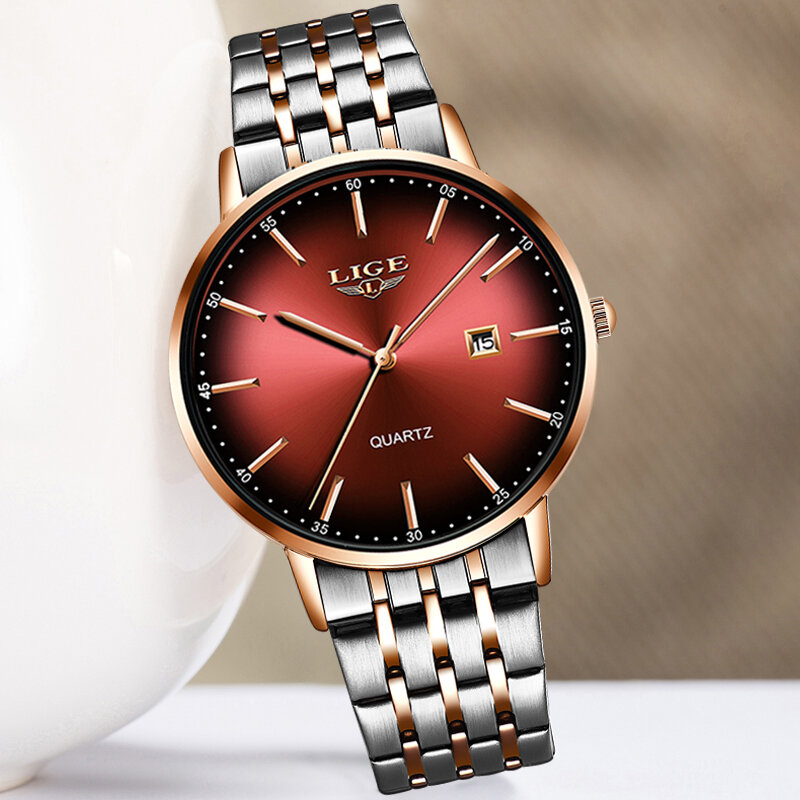 Luik 2022 Nieuwe Mode Vrouwen Horloges Dames Top Merk Luxe Creatieve Staal Vrouwen Armband Horloges Vrouwelijke Quartz Waterdicht Horloge