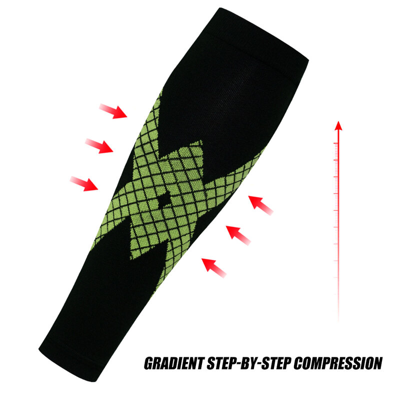 1Pair Calf Compression Sleeves for Men & Women - Calf Support Leg Compression Socks for Shin Splint & Calf Pain Relief