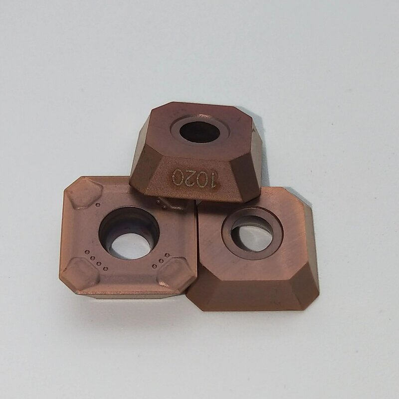 10pcs R245-12T3M-KM 1020 R245-12T3M KM R245 12T3M Carbide Milling Inserts Turning Tools Cutter Lathe Blade For stainless steel