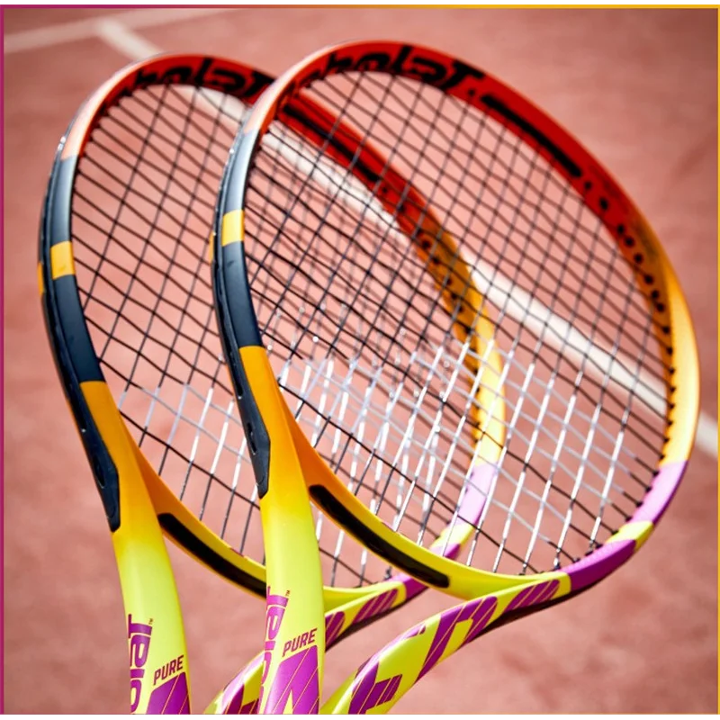 Новинка 2021, ракетка для тенниса Babolat Надаль, ракетка из углеродного волокна для мужчин и женщин, профессиональная тренировочная Теннисная р...