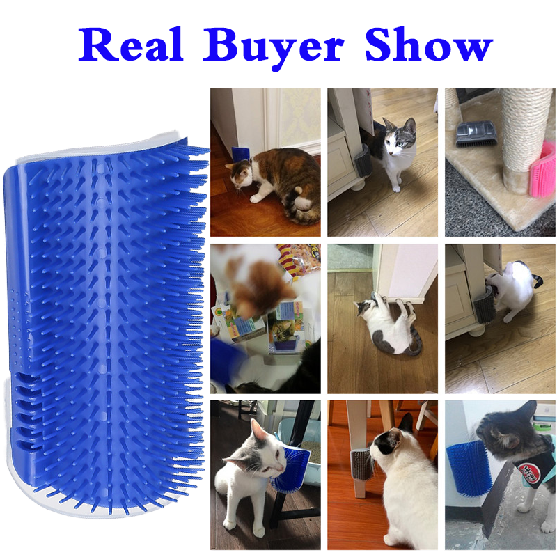 1 pz Cat MassagerPet suppliespecet SuppliesBrush depilazione CombGrooming stationdispositivo di massaggio per la cura del cane per animali domestici
