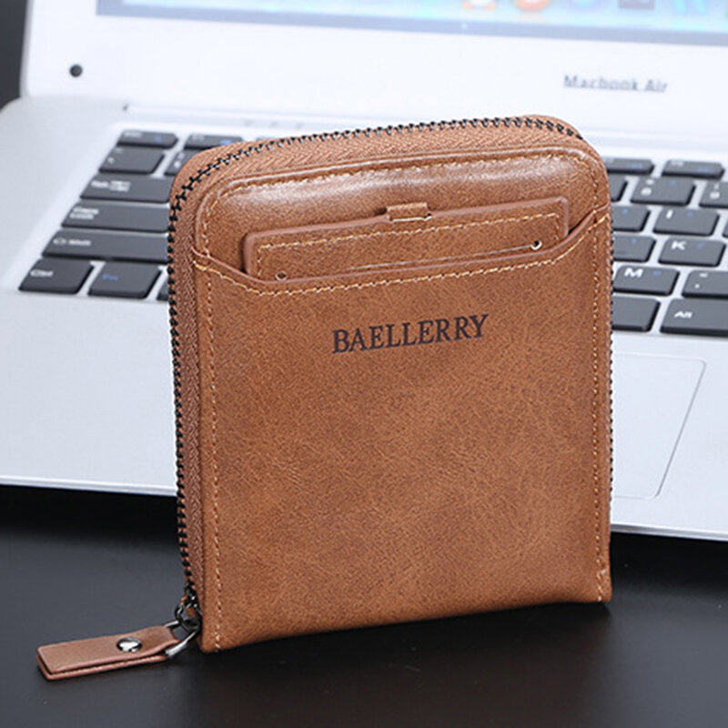 Men's Wallet PU Leather Credit Cards Holder Luxury Designer Men Wallets High Quality Carteras Para Mujer Dropshipping