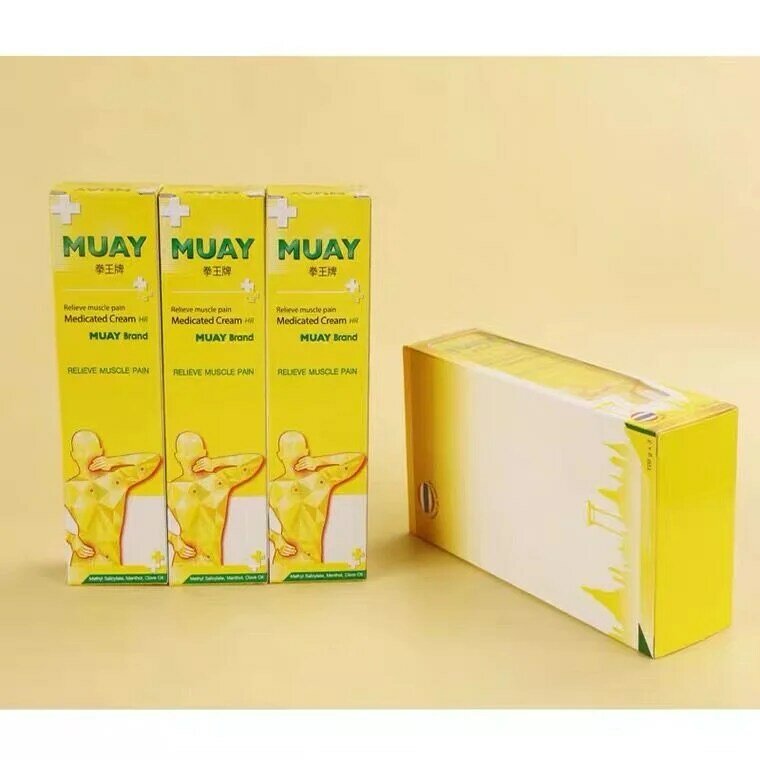 Bálsamo analgésico Muay de Tailandia, crema médica para aliviar el dolor muscular, artritis, pomada para el dolor articular, salud, Original