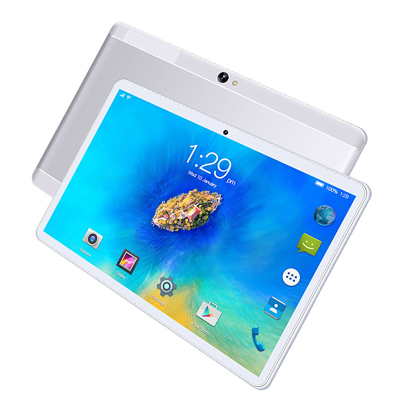 Tableta A7 de 10,1 pulgadas, dispositivo con 2GB + 32GB, llamadas telefónicas 4G, Android 7,0, cuatro núcleos, MTK6735, WIFI, cámara Dual, pantalla IPS de 1920x1200