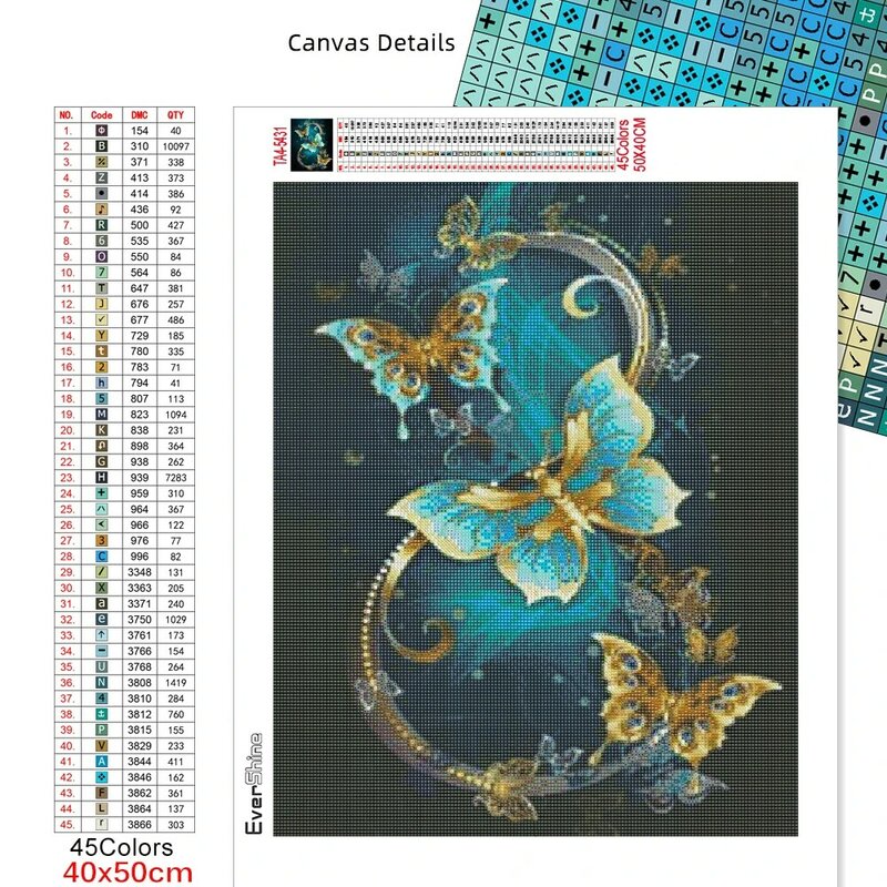Evershine diamante pintura borboleta 5d diy diamante bordado animais kit de ponto cruz strass arte mosaico decoração de casa