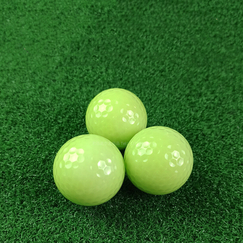 Bolas de Golf de 10 piezas para deportes nocturnos, pelota fluorescente brillante, luminosa, coloreado-40