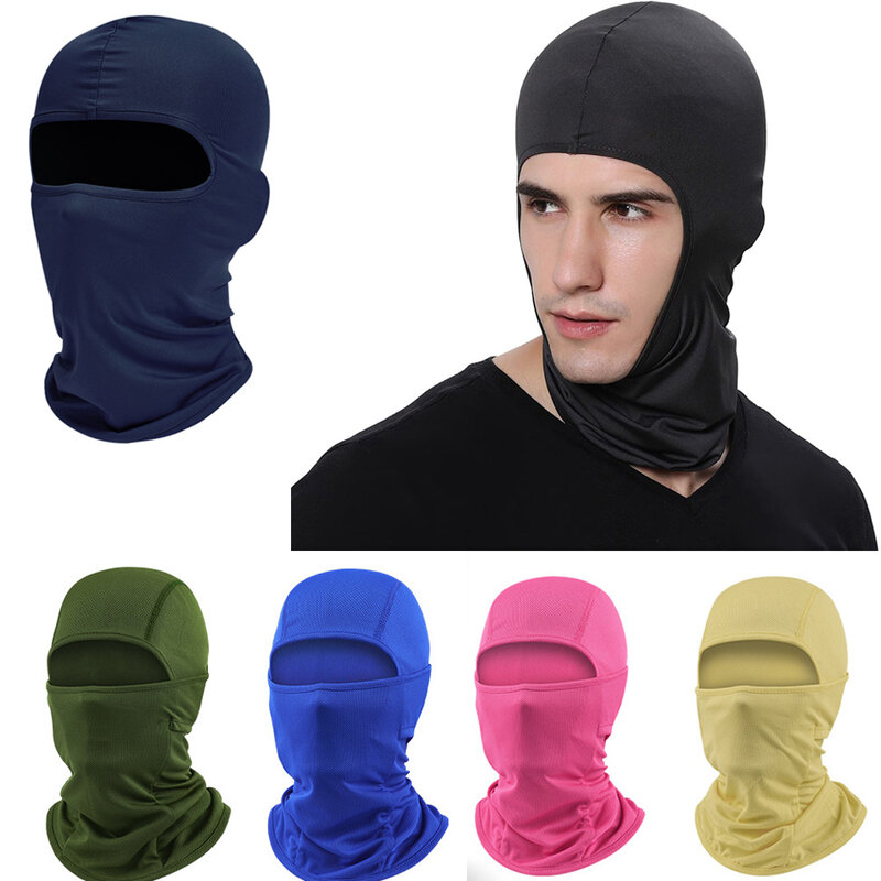 Balaclava Cycling Cap Outdoor UV Protection Caps Ski Masks Breathable Bicycle Hat Men Women Sports and Leisure Motorcycle Hood