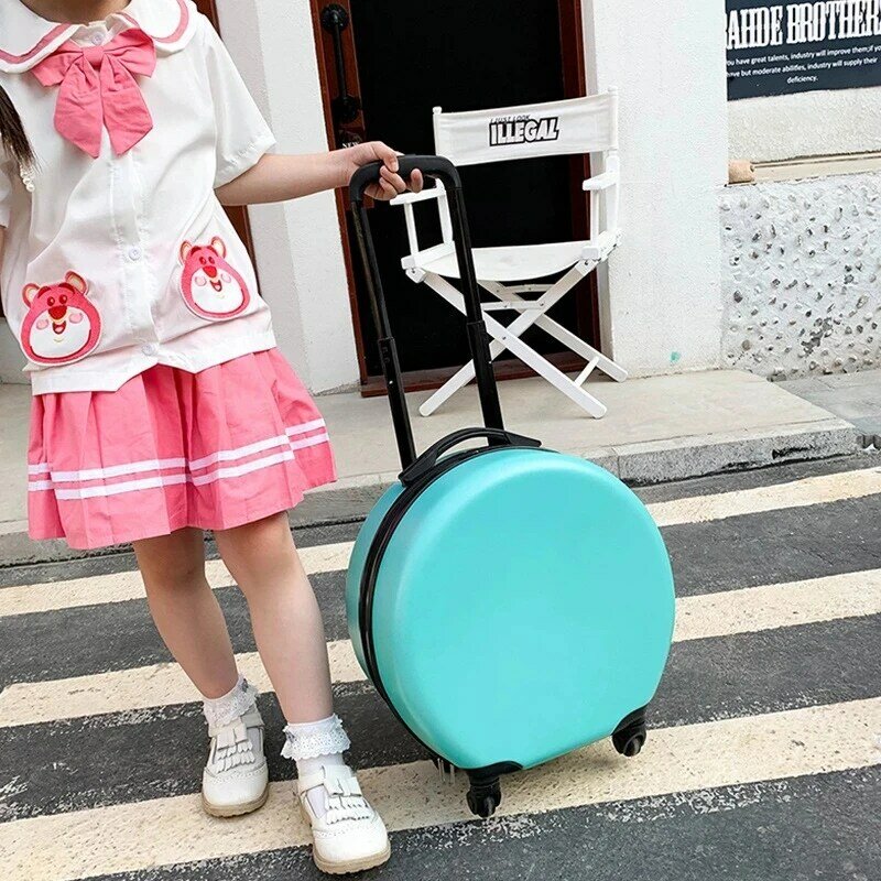 G12P-High качественный дизайнерский детский маленький роликовый чемодан, персонализированный чемодан из ABS материала.