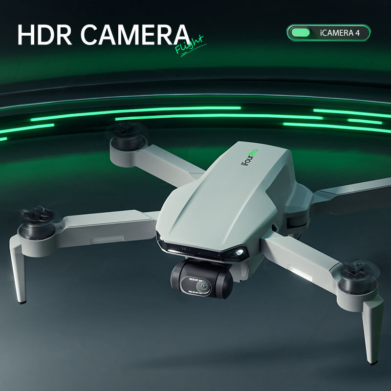 Baru ICamera4 PRO GPS Profesional Drone 4K dengan 3-Axis Gimbal FPV HD Camera Brushless Quadcopter VS KF102 RC Drone Mainan