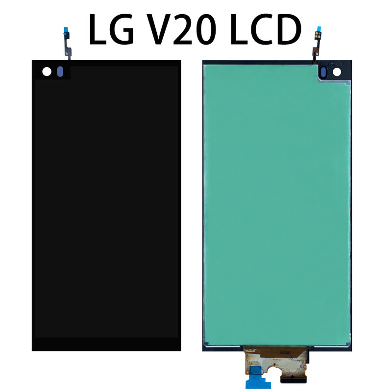 Kmxbe 5.7 "lcd original para lg v20 h990 h910 h918 us996 vs995 ls997 tela de toque digitador assembléia com quadro para f800