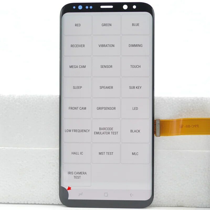 Ban Đầu Màn Hình Dành Cho Samsung Galaxy Samsung Galaxy S8 Plus LCD Bộ Số Hóa Màn Hình Cảm Ứng Hiển Thị S8 Plus G955 G955F AMOLED Màn Hình LCD Thay Thế