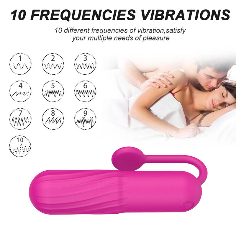 Mini sexo feminino brinquedos vibrador 10-frequência de vibração silicone recarregável bala masturbador adulto massagem vara brinquedos sexuais