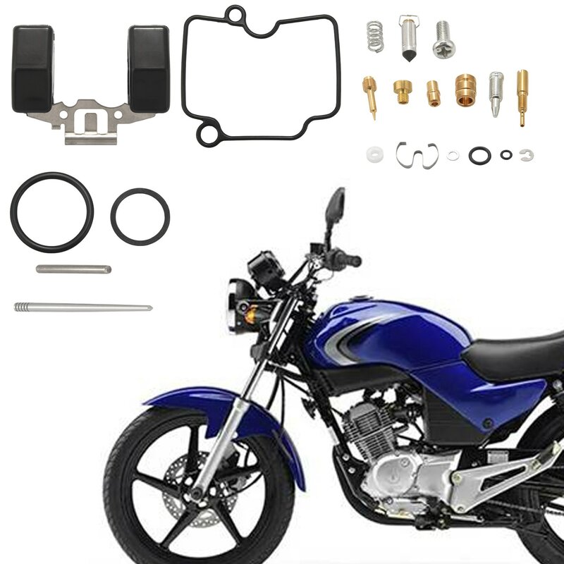 Kits de reparación auxiliar de carburador de motocicleta para Yamaha YBR125, JYM125, Mikuni, VM22