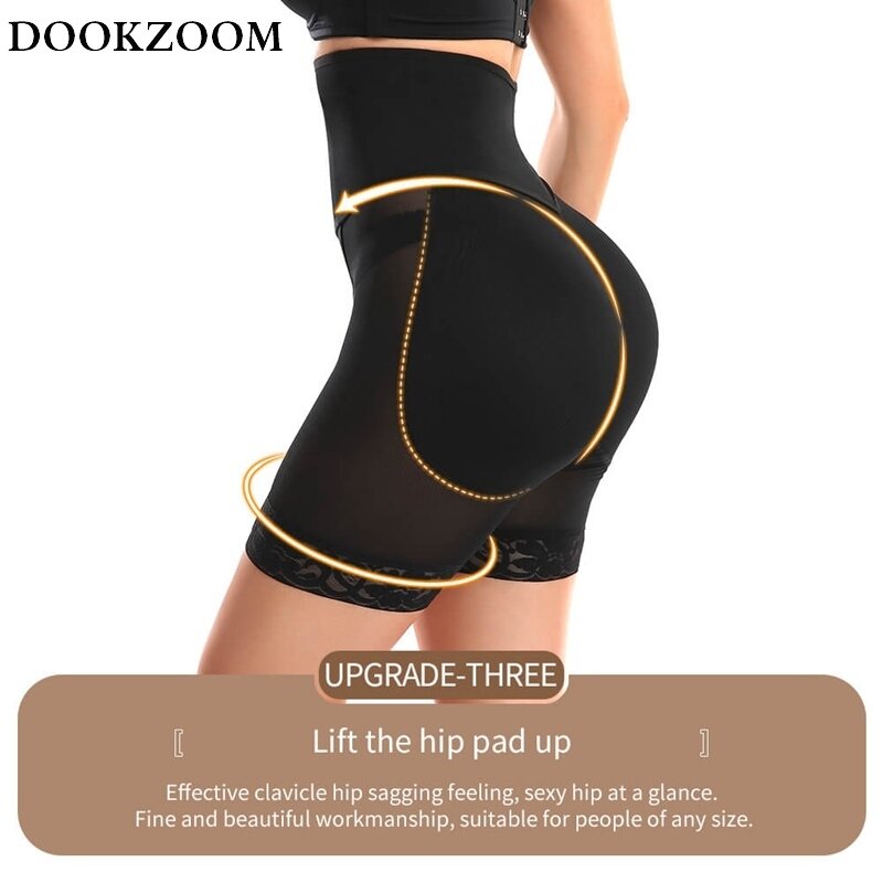 Shaper per le donne mutandine di controllo con cuscinetti Extra Large Butt Shapewear Tummy Double Compression Waist Trainer Body Shapers