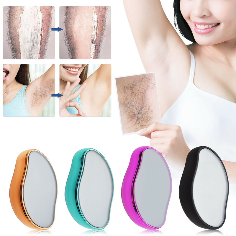 2022 New Physical Hair Removal Painless Safe Epilator Easy Cleaning Reusable Body Beauty Depilation Tool Crystal Hair Eraser