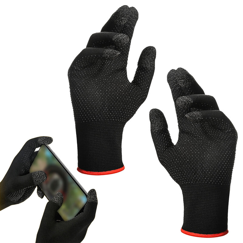 Перчатки для сенсорных пальцев, дышащие Игровые перчатки с защитой от пота, теплые перчатки для холодной погоды, рабочие перчатки с несколь...