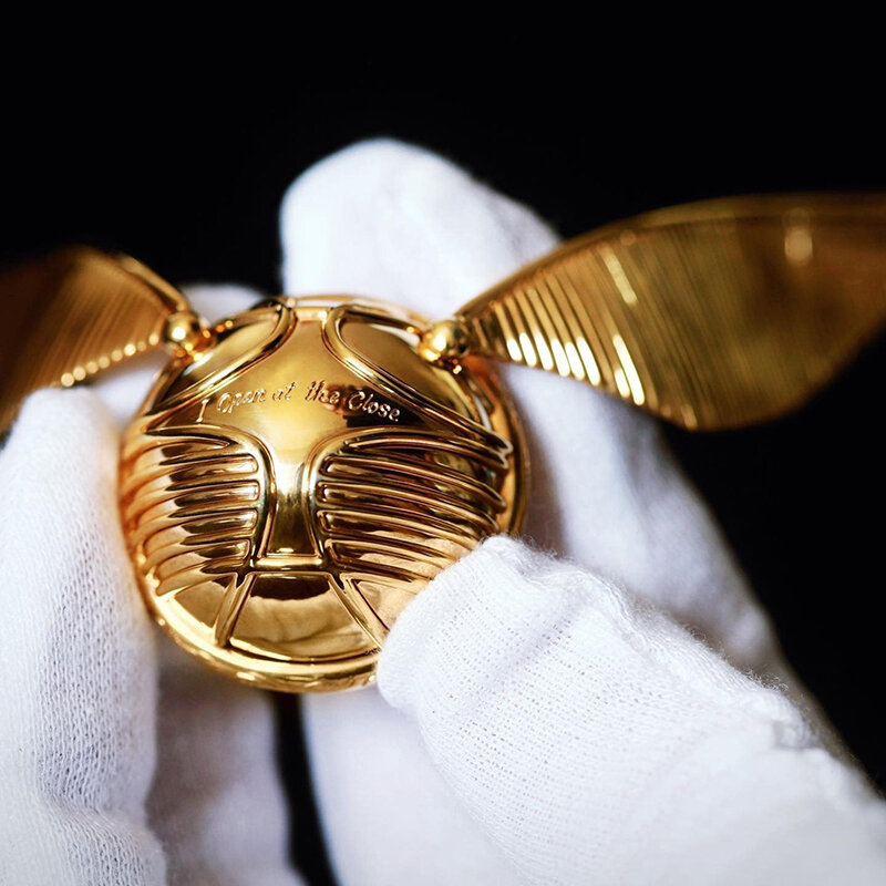 Luxus Gold Schnatz Ring Box Vorschlag Kreative Ringe Hochzeit Geheimnis Boxen Ornament Flügel Fliegen Dieb Dekoration Mädchen Geschenk