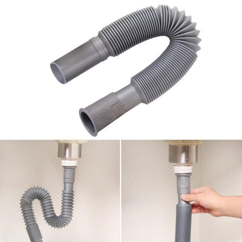 Wash Basin Pipe Universal Basin Shower Waste Pipe Trap Connector For Kitchen