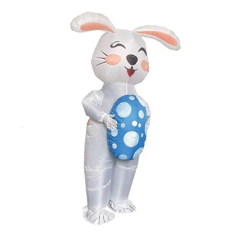 2023 Newest Adult Easter Rabbit Inflatable Costumes Anime Bunny Cosplay Costume Women Rabbit Halloween Costumes Party Role Play