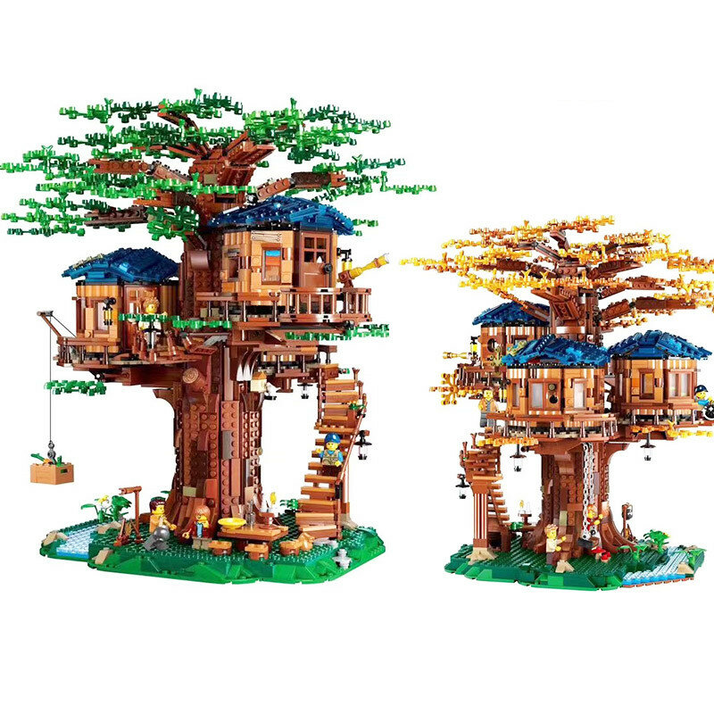 New In stock 21318 New Tree House The Biggest Ideas Model 2000+Pcs Building Blocks Bricks Kids Educational Toys Christmas Gifts