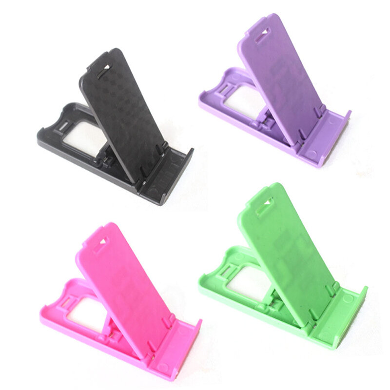 Phone Holder 1pc Mini Plastic Folding Desk Stand Mobile Phone Holder Cellphone Stand Universal