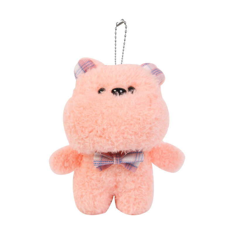 Cute Bear Pendant Bear Bunny Keychain Bag Jewelry Rabbit Bear Ornaments Spilled Gift Wholesale