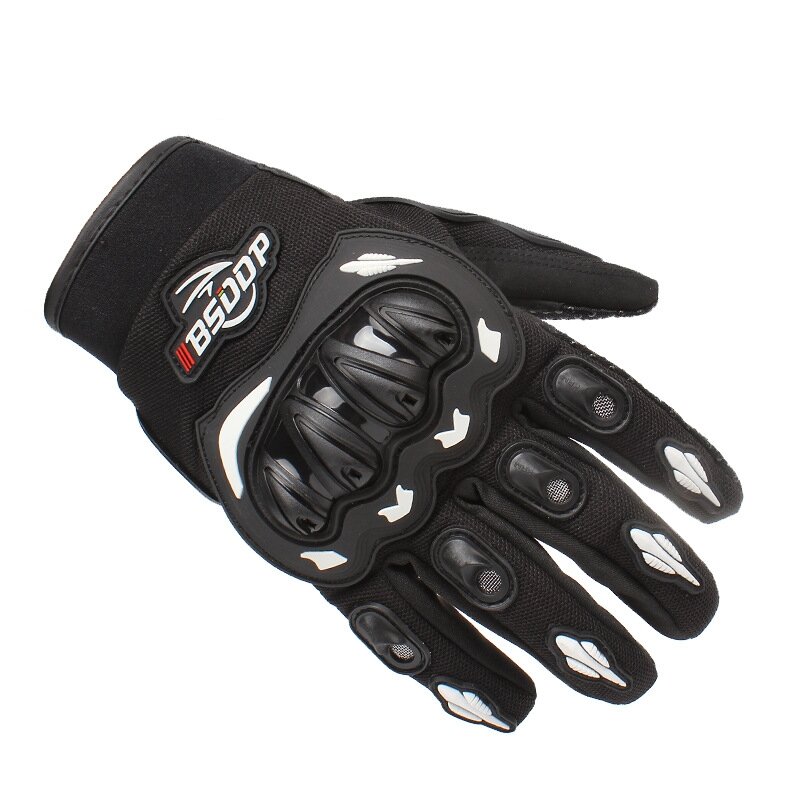 Rękawice motocyklowe oddychające pełne rękawiczki rękawice wyścigowe na zewnątrz ochrona sportowa akcesoria do jazdy krzyż motor terenowy rękawice