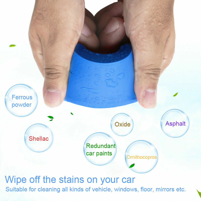 Barre de détail en argile 5 x éponge magique de lavage de cire de nettoyage de voiture